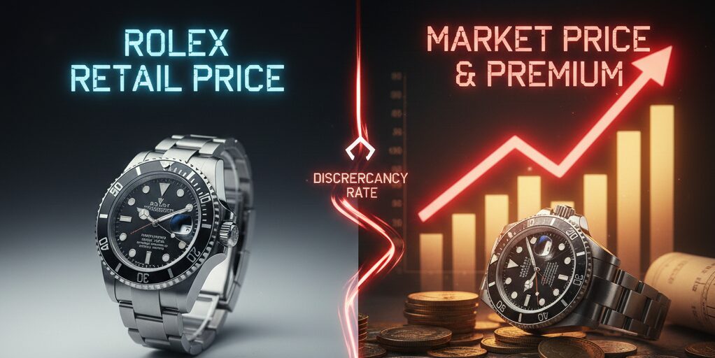 ロレックス定価と実勢価格の乖離率とプレミア