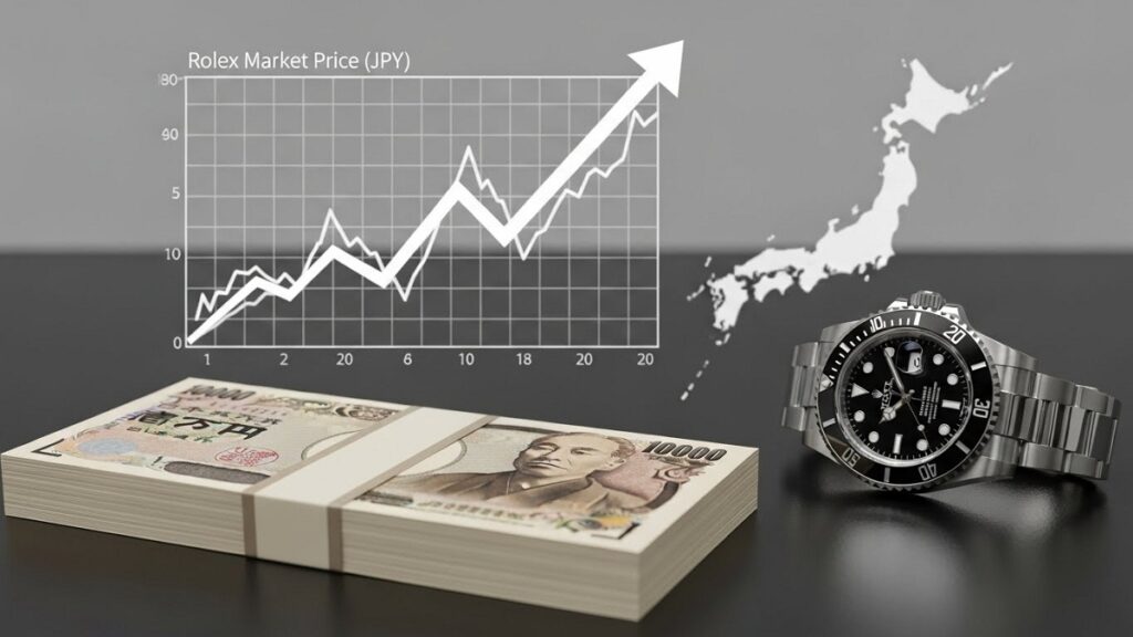 ロレックスサブマリーナ定価推移が与える相場影響