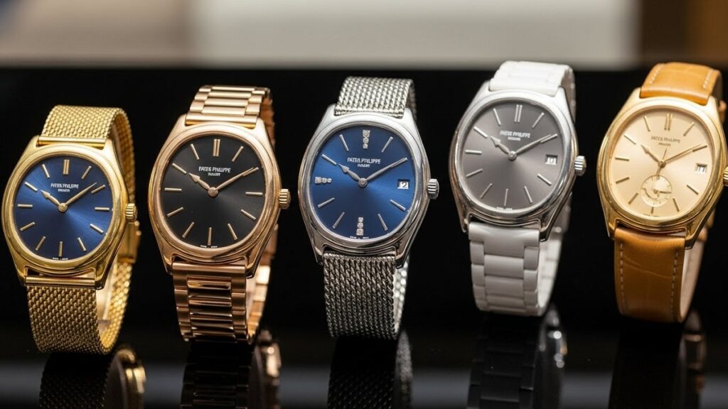 ズラリと並んだパテック フィリップ ゴールデン エリプス