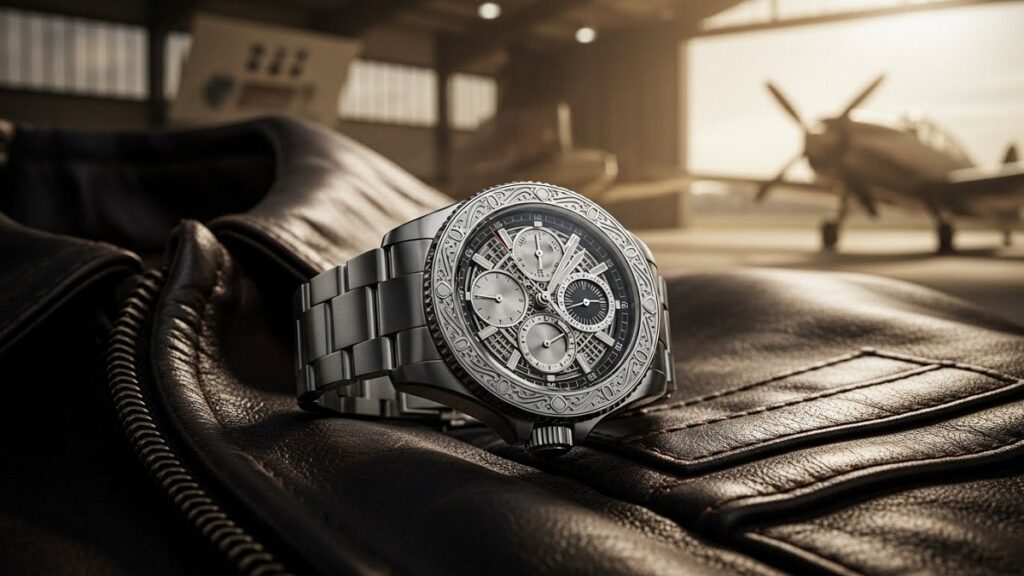 ロレックスのサンダーバードを愛用する