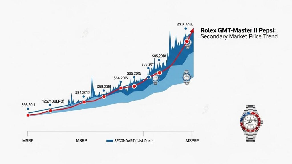 右肩上がりの上昇トレンドを示す抽象的なグラフ