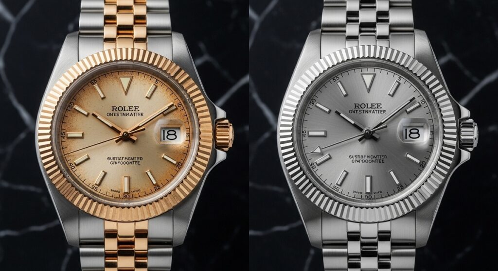 ロレックスのデイトジャストの年代の見分け方