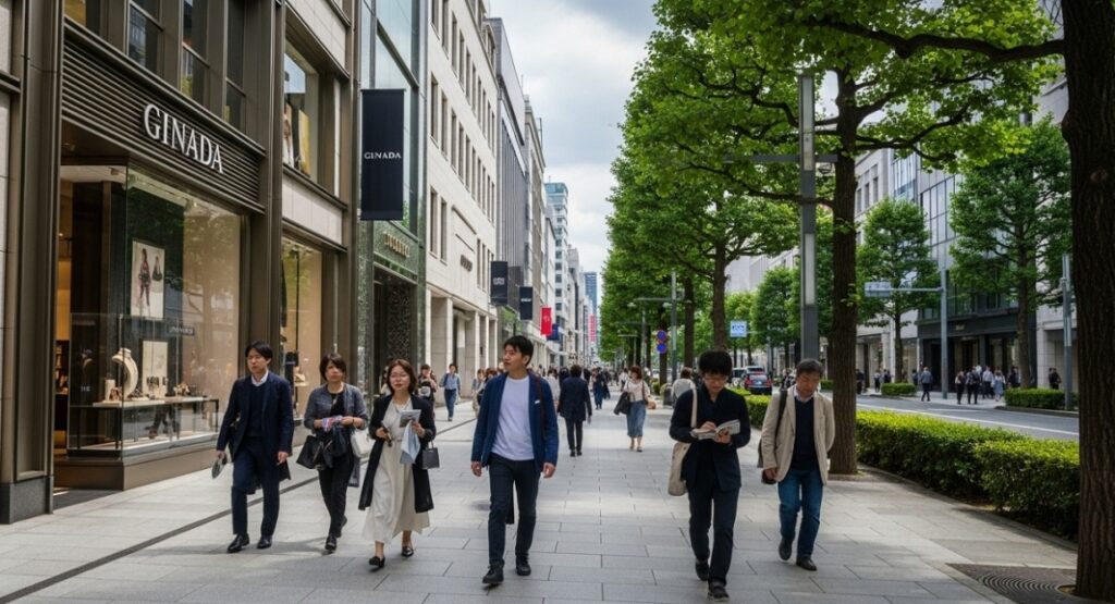 銀座の並木通り特設会場へのアクセスと場所